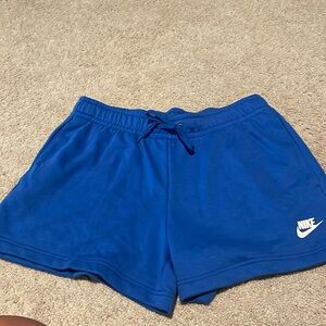 Blue Nike size medium women shorts